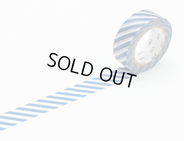 画像2: mt-マスキング／ストライプ（マリンブルー） (2)