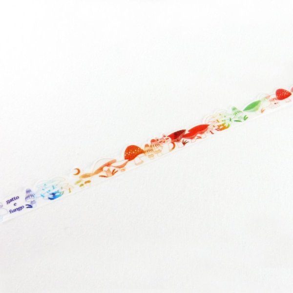 画像2: ラウンドトップ〈Azzurro Mattina ／ネコとキノコ〉 (2)