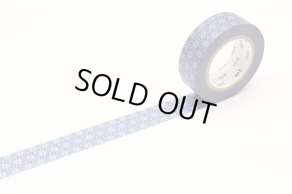 画像2: 生産終了／mt-マスキング／424（麻の葉・紺瑠璃(こんるり)） (2)