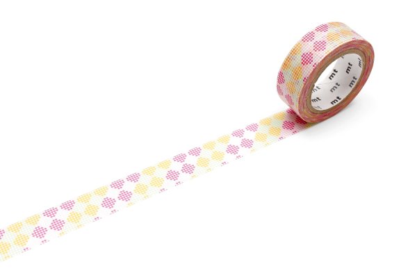 画像2: mt-マスキング－ 453（チェッカーズストライプ・ピンク） (2)