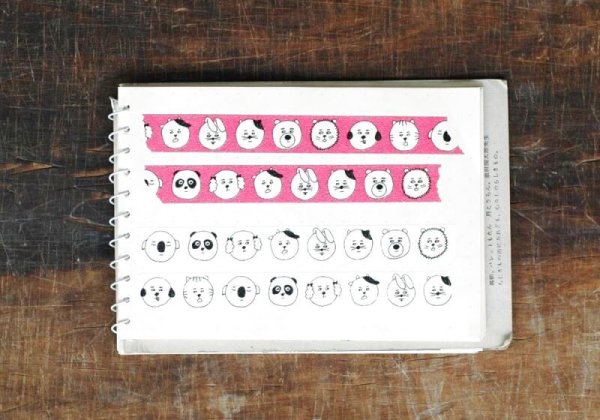 画像4: 倉敷意匠／sennokoto マスキング (フェイス・ホワイト)1巻パック (4)