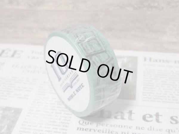 画像3: 《ライフ》ノーブルノート　１０周年　限定マスキングテープ【あさぎ】 (3)