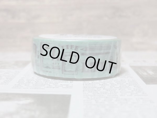 画像2: 《ライフ》ノーブルノート　１０周年　限定マスキングテープ【あさぎ】 (2)